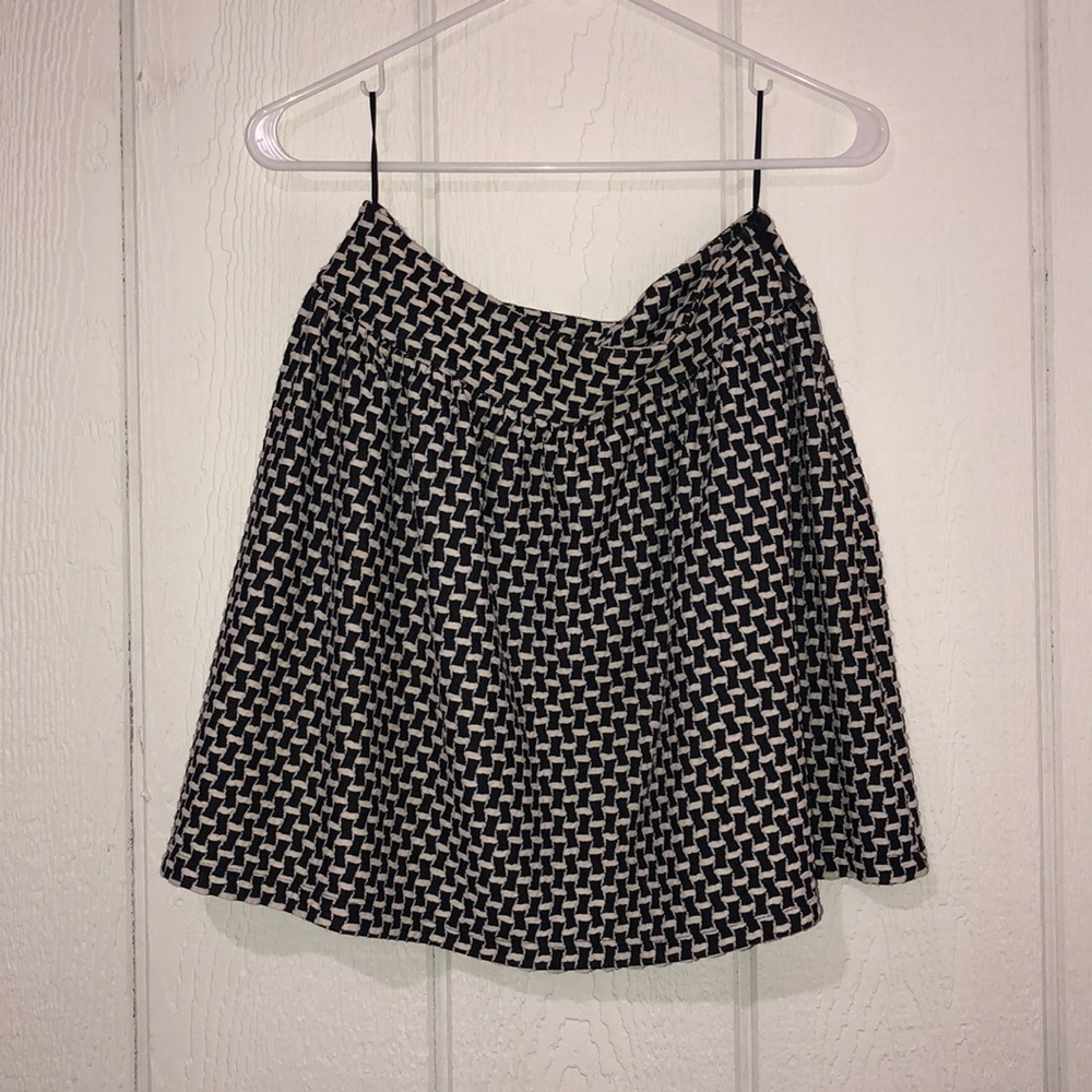 Patterned skirt from Francesca’s Collection.